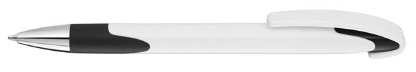 9403947 UMA 0-0122 SI UMA Look Grip SI kulepenn med trykk 1f Hvit/sort 1000 stk